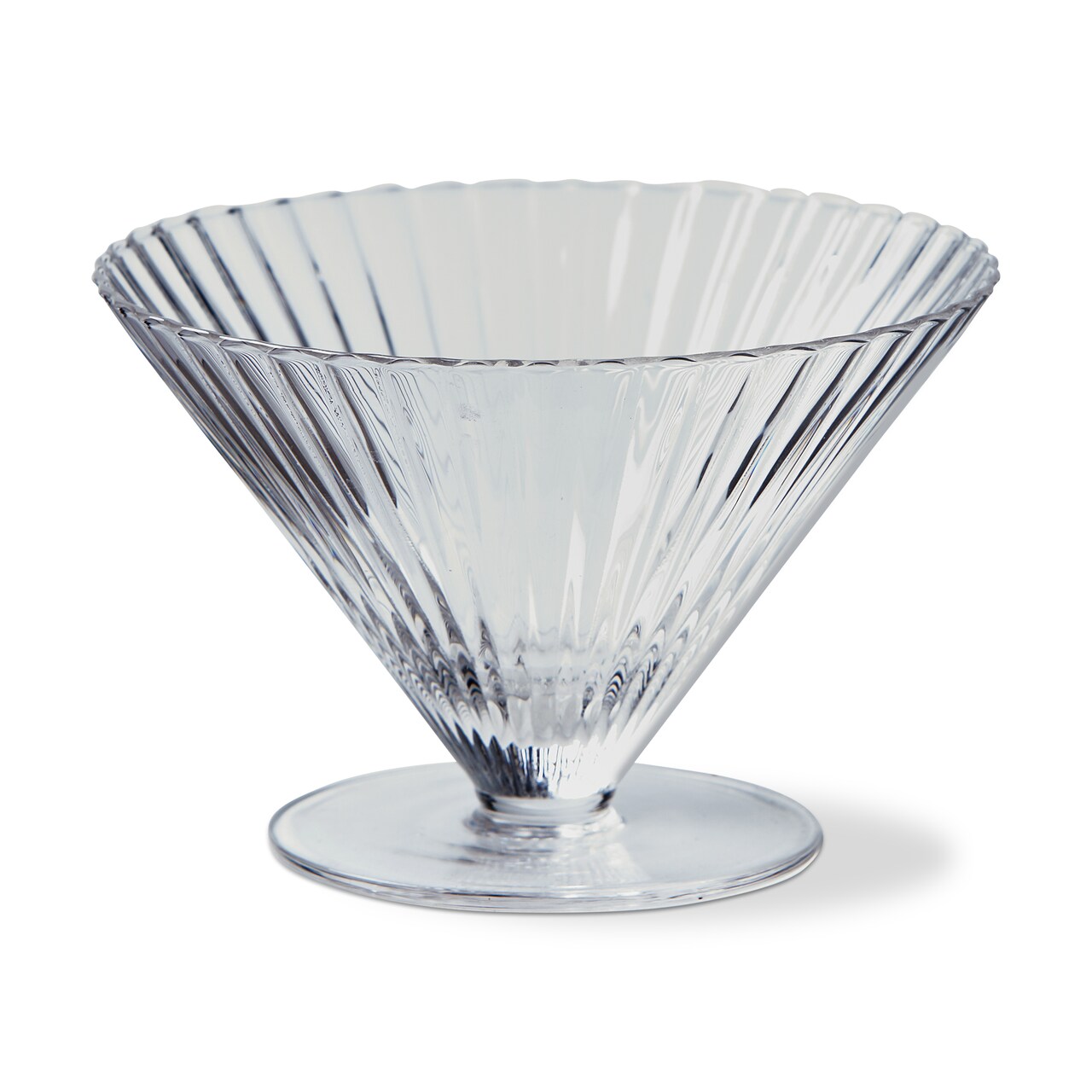 Harper Stemless Martini Glass Set - 10oz Clear Drinkware for Everyday Use - Dishwasher Safe - Perfect for Home Bar